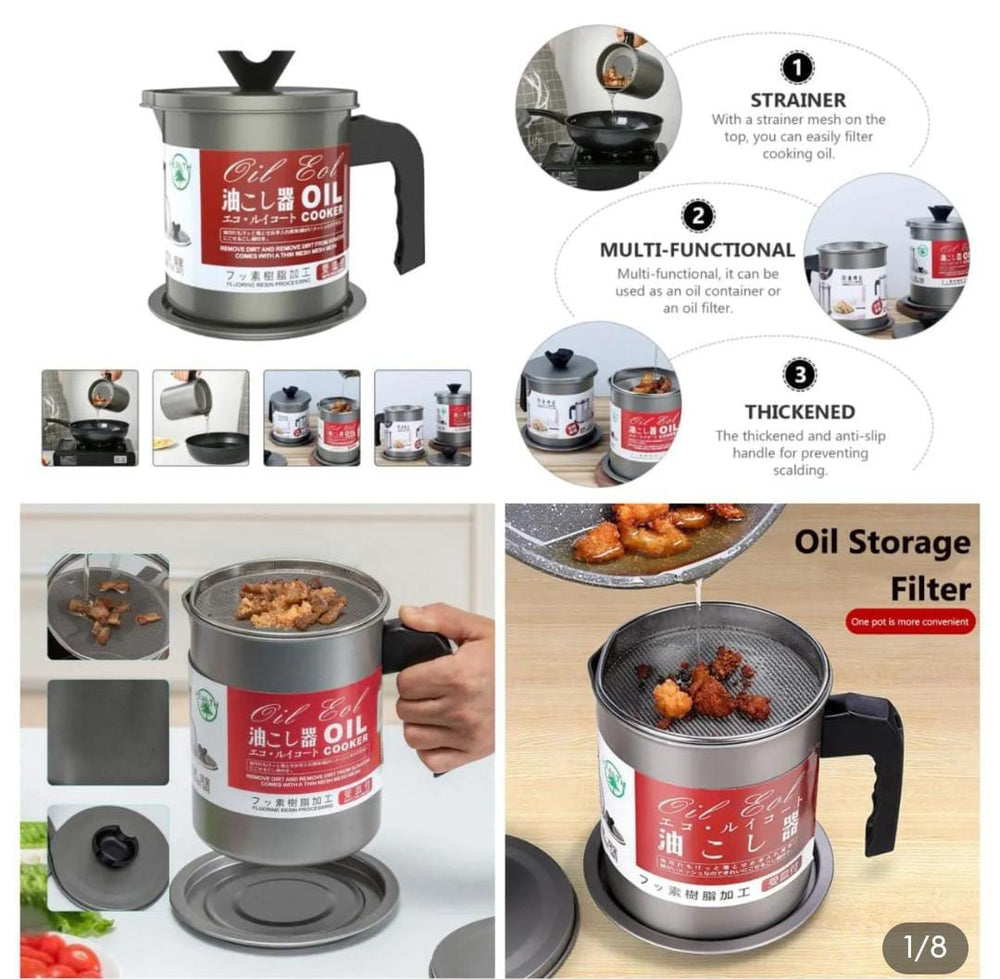 Kitchen Oil filter Pot