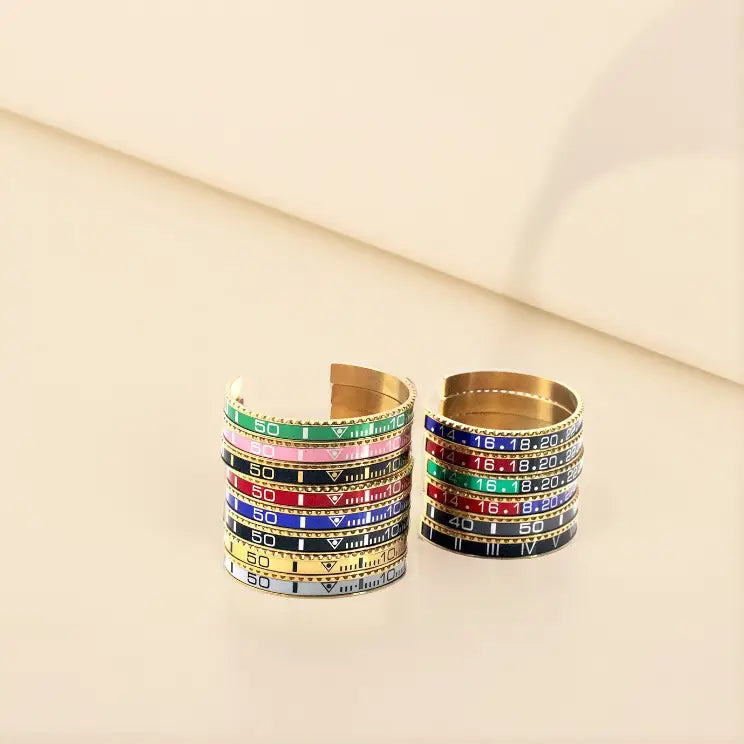 Stylish Roman Numeral Bracelets for Couples