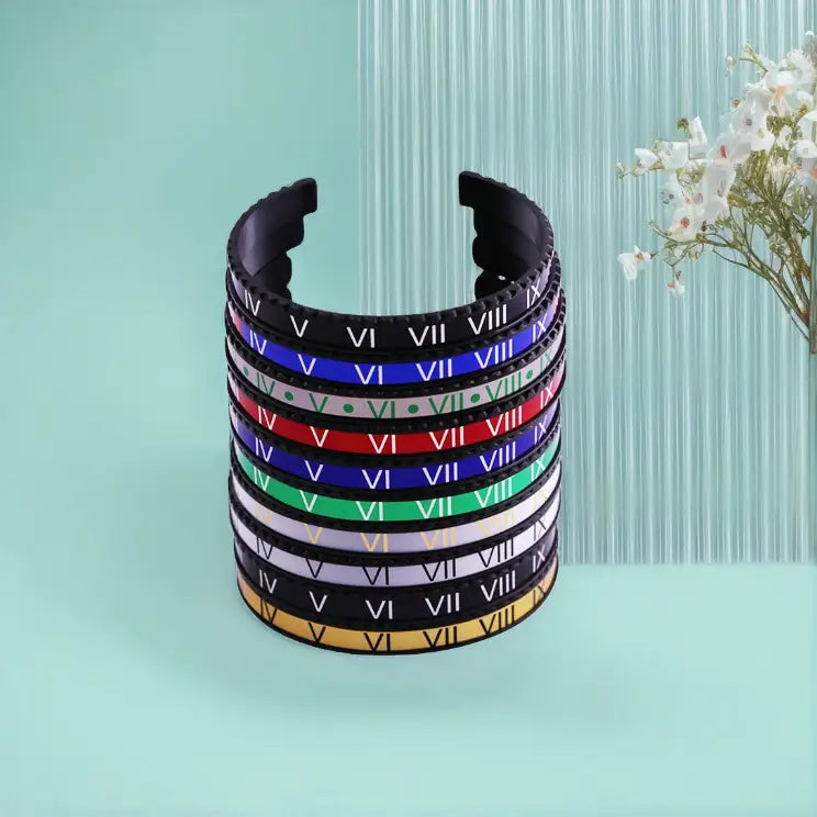 Stylish Roman Numeral Bracelets for Couples